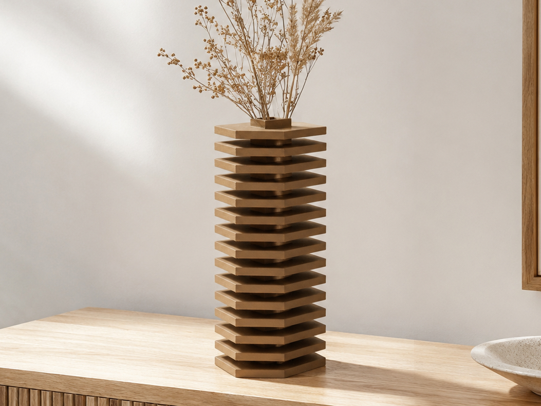 Lamellare vase