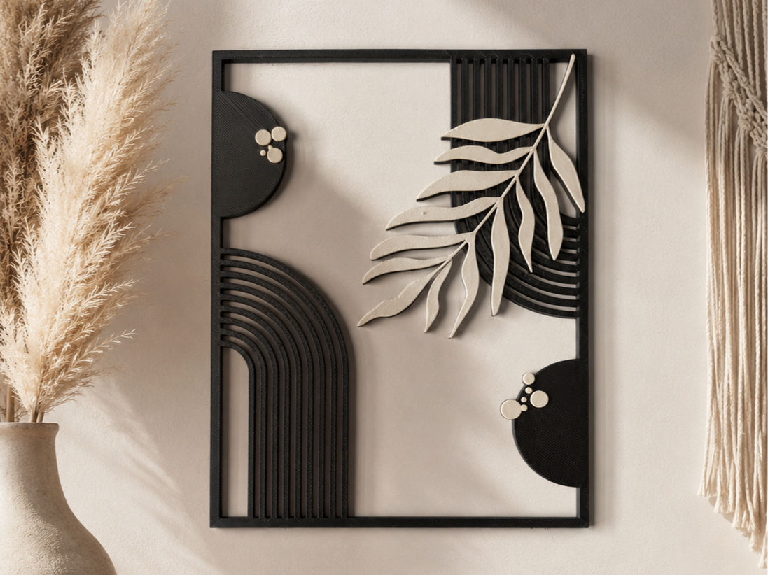 Boho Stil Wandbild Kunst Modern Flower Scandi