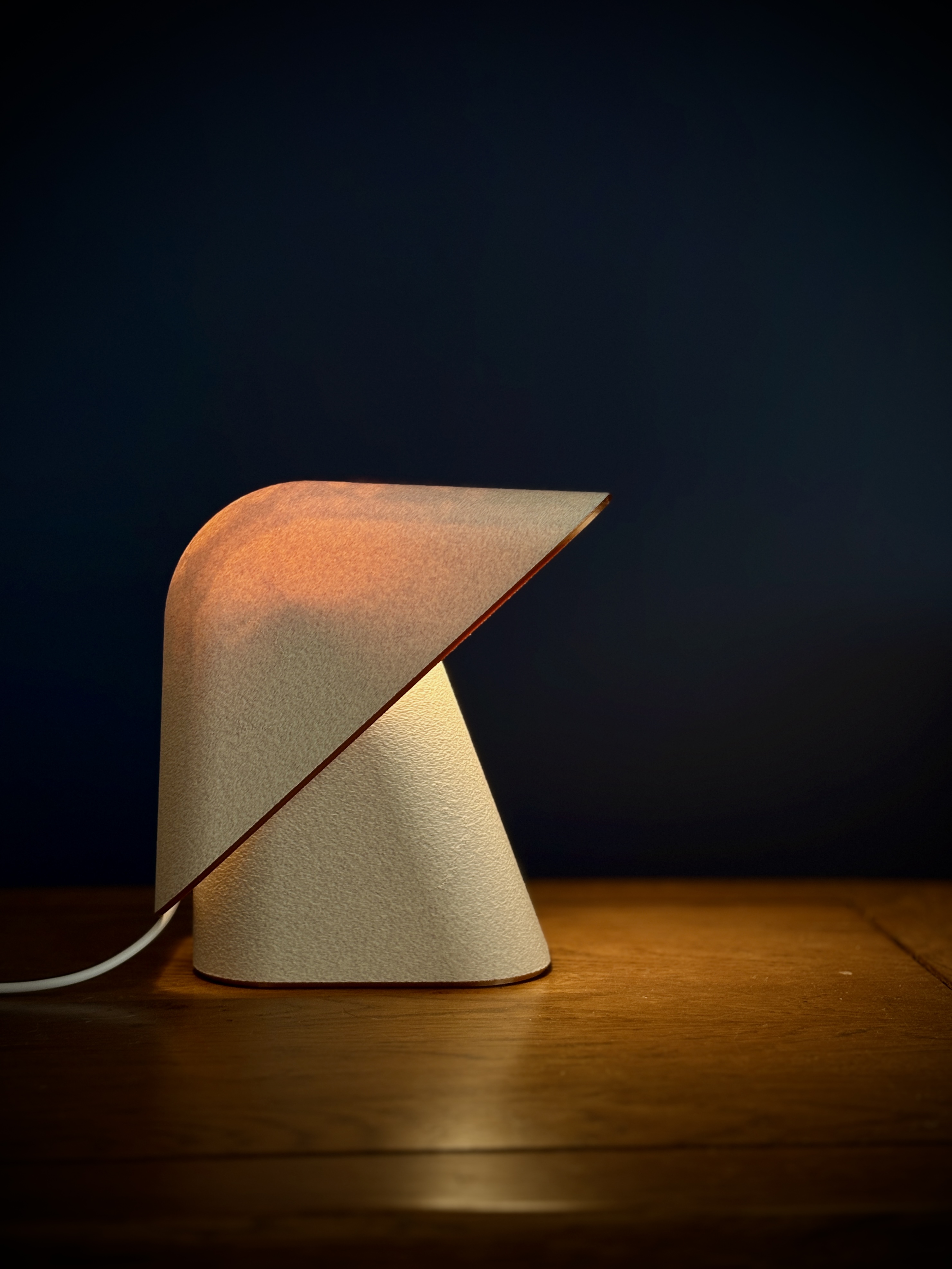Elegant Copper accent lamp